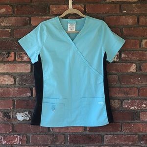 2 for $9    Butter-soft scrub top